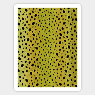 Leopard Frog Spots Sticker